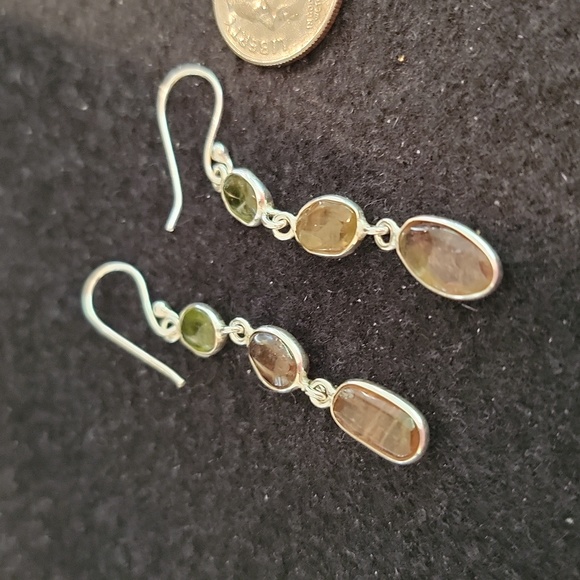 Tourmaline Dangle Earrings - Picture 3 of 3